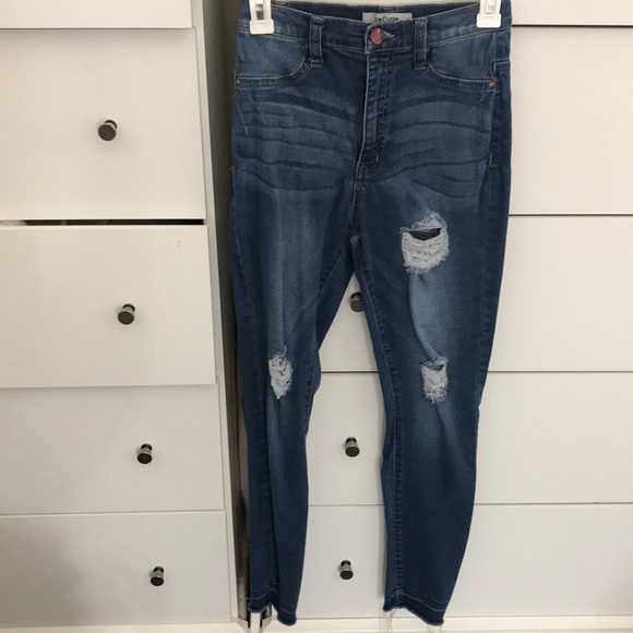 refuge Denim - SALE High Waisted Ripped Jeans